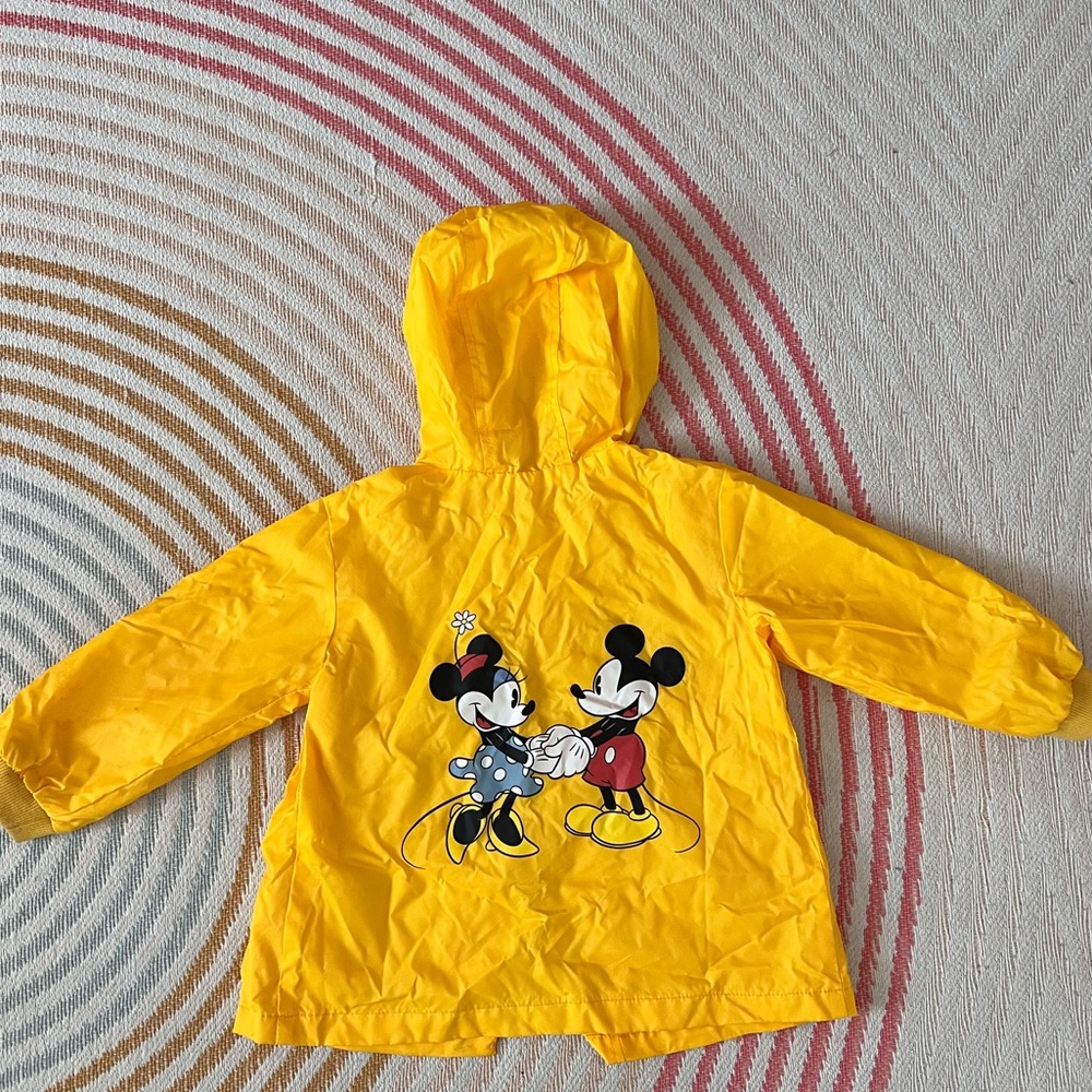Zara Mickey and Minnie rain coat